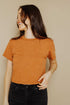 Jill-Crop Rib Tee
